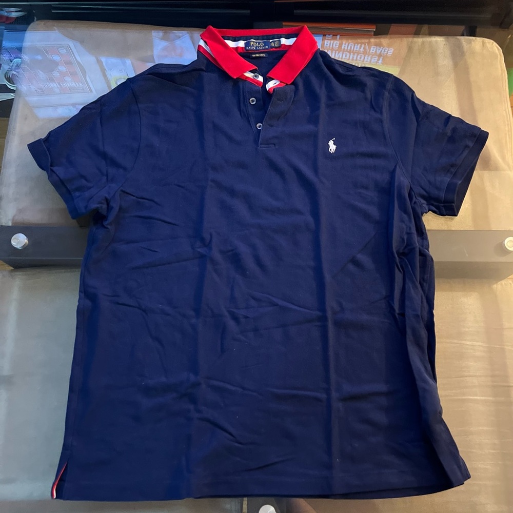 Ralph Lauren Navy Polo Size XXL